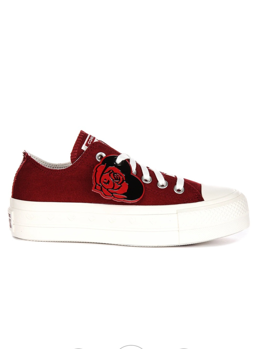 Converse Chuck Taylor All Star Lift Valentine’s Day Dark Red Women’s size 8 NEW!